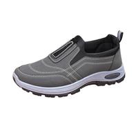 Chaussures de randonnée à enfiler pour homme - Antidérapantes - Coussin d'air - Baskets de marche confortables - Baskets de sport décontractées - Soutien de la voûte plantaire - Baskets d'extérieur