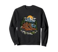 Chaussures de randonnée avec Montagnes et pins Sweatshirt