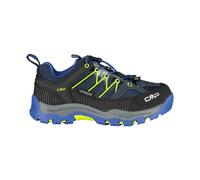 CMP Kids Rigel Low Trekking Shoes Wp Mixte enfant Chaussures de randonnée, Bleu Foncé Vert B Blue Electric, 31 EU