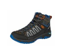 Brütting Mount Meloni, Chaussures de Randonnée Hautes Mixte Adulte, Noir/Orange/Bleu, 43 EU