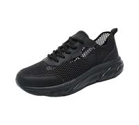 Chaussures de randonnée, de trekking, de trekking, respirantes, à enfiler, invisibles, à hauteur creasée, confortables, respirantes, classiques, respirantes, Noir , 46 EU
