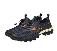 Chaussures de randonnée d'été légères pour homme - En maille - Respirantes - Avec fermeture rapide - Semelle antidérapante - Chaussures de trekking légères - Chaussures d'été - Chaussures de montagne