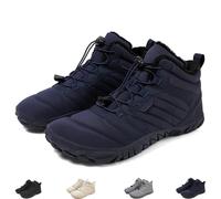 Chaussures de randonnée d'hiver pour femmes, chaussures pieds nus, bottes d'hiver imperméables et antidérapantes pour hommes (Bleu, Adulte, Femme, 39, Numérique, Système Taille Chaussures EU, Moyen)