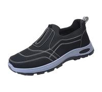 Chaussures de randonnée en cuir pour homme - Chaussures de trekking - Chaussures de marche - Pieds larges - Couleur unie - Chaussures de sport - Chaussures de randonnée - Respirantes - Chaussures de
