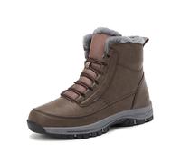Chaussures de randonnée Hivernales Tout Terrain avec Montantes Chaudes pour Temps Froid et Grande Taille