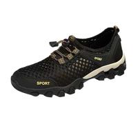 Chaussures de randonnée imperméables pour homme - Légères - Confortables - Respirantes - Antidérapantes - Taille basse - En maille - Chaussures décontractées à enfiler - Pour le camping et l'escalade