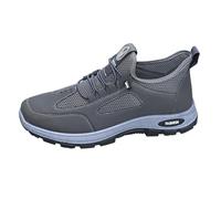 Chaussures de randonnée imperméables pour homme - Soutien de la voûte plantaire - Chaussures de marche orthopédiques respirantes - Coupe extra large - Antidérapantes - Espadrilles confortables