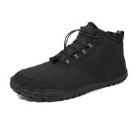 Chaussures de randonnée masculines polyvalentes pour Terrain Mou et Sec - Bottes d'hiver Robustes pour Hommes avec Semelle antidérapante et Confort Tout Long de la journée (Black, 47)