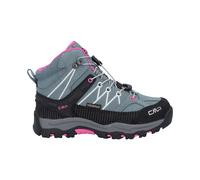 CMP Chaussures de randonnée unisexe Rigel Mid WP Vert minéral/Violet fluo 28 EU