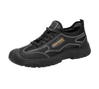 Chaussures de randonnée pieds nus pour homme : chaussures d'extérieur avec lacets, chaussures de trekking, chaussures de sport en maille respirantes, chaussures de sport vintage, chaussures de loisirs