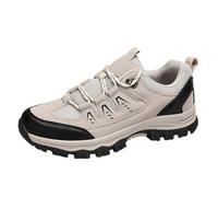 Chaussures de randonnée pour homme et femme - Imperméables - Légères - Antidérapantes - Chaussures d'extérieur - Chaussures de trekking - Pieds larges - Chaussures de sport pour le camping, beige, 40