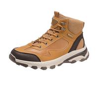 Chaussures de randonnée pour homme - Grande taille - En dentelle | Fasion Bottines de randonnée décontractées pour homme en cuir respirant avec semelle à crampons pour le trekking, le camping