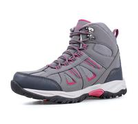 Chaussures de randonnee Riemot - RG002 - Chaussures de randonnee impermeables pour Femme, Gris Rose, 36 EU 36