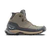 Salewa Bottes Puez Leather Mid Powertex vert gris marron beige Taille 46