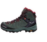 Chaussures de Randonnée - SALEWA - WS Alp Trainer 2 Mid Gtx - Noir-Vert - Femme - Respirantes 36