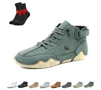 Chaussures de randonnée Tout-Terrain Beck, Respirantes et antidérapantes, idéales for la Conduite et Le Quotidien.(Green,41 EU)