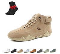 Chaussures de randonnée Tout-Terrain Beck, Respirantes et antidérapantes, idéales for la Conduite et Le Quotidien.(Khaki,42 EU)