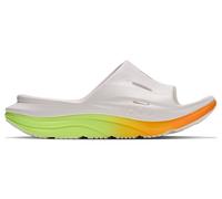 Chaussures de recuperation hoka ora recovery slide 3 blanc orange vert unisexe