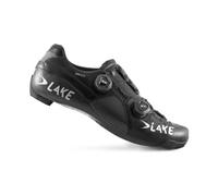 Chaussures de route lake cx403 x noir argent large
