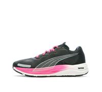 Chaussures de running de running femme Puma Velocity Nitro 2 Fade - black/silver/ravish - 37,5 37,5