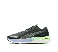 Chaussures de running de running Puma Velocity Nitro 2 Fade - black/elektro purple/silver - 40,5 47