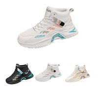 Chaussures de running décontractées pour homme - Chaussures de sport légères et larges pour femme - Confortables - Chaussures décontractées urbaines orthopédiques - Gym - Trekking - Marche, blanc, 41