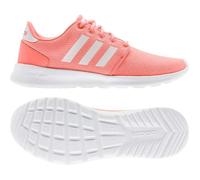 Chaussures de running femme adidas QT Racer - Orange - Running - Corail vif/blanc/rouge flash 36