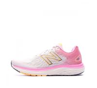 Chaussures de running Femme New Balance W680 - Blanc/Rose - FreshFoam - Mesh respirant 36