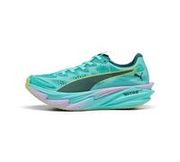 Chaussures Puma Deviate NITRO Elite 4 HYROX Bleu Jaune AW26 Femme, Taille 37 - EUR