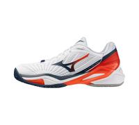 Mizuno Chaussures de running Neo Ace CC Terre battue Homme Blanc/Bleu/Orange 44