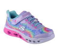 Chaussures de Running Multisport - SKECHERS - Flutter Heart Lights Groovy Swirl - Bleu - Enfant - Heart Lights lumineuses 35