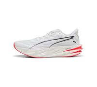 Puma Chaussures de running Deviate Pure Nitro Homme Blanc Rouge Ultra Argenté Métallique 43