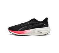 Puma Electrify Nitro 5 Chaussures de Course sur Route Unisexes, Noires, Ultra Rouge et Blanc, 45 EU