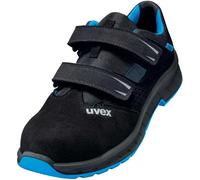 CHAUSSURES DE SÃ‰CURITÃ‰ SANDALES NOIR/BLEU UVEX S1 TAILLE 41 - 6936.8