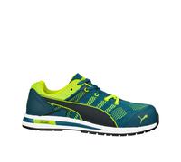 Chaussures de sécurité basses S1P ESD ELEVATE KNIT bleu/vert - PUMA SAFETY - 643170 47
