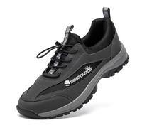 Chaussures de sécurité blanches chaudes d'hiver pour homme, antidérapantes, antidérapantes pour chaussures noires élégantes, gris, 46 EU