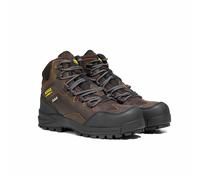 Chaussures de sécurité cuir AIGLE S3 NASSIO EVO DARK BROWN - étanche et respirante