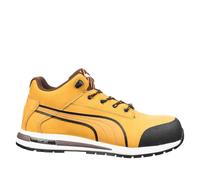 Puma Chaussures de sécurité Dash Wheat Mid cuir marron S3 HRO SRC EN20345 Taille 44