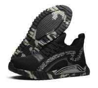 Chaussures De Sécurité De Travail Respirantes, Chaussures À Bout En Acier Anti-écrasement Et Anti-crevaison, Chaussures D'assurance Du Travail Antidérapantes Confortables, Baskets D'aventure De Protec