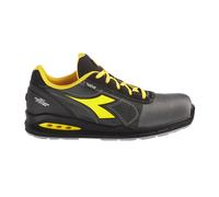 Diadora Homme Run Net AIRBOX MATRYX Low S1P SRC Chaussure de Piste d'athlétisme, Wind Gray/Black, 45 EU