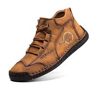 Chaussures de sécurité en plein air pour homme - Chaussures d'extérieur avec texture antidérapante, semelle épaisse rembourrée à lacets, chaussures de randonnée tendance pour l'automne, nouvelles