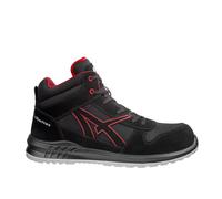 Albatros Work Chaussures de sécurité CLIFTON MID S3 SRC embout en fibre noir/rouge 38