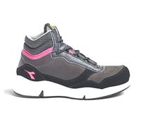 Chaussure de travail femme haute DIADORA UTILITY ATHENA MID S3L FO SR ESD GRIS ROSE-179901D0458 37