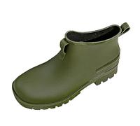Chaussures de Sécurité Hautes Femme Rain Boot Légère Bottes Bottines Antidérapant Imperméables légantes Doublure en Tissu Pluie Antidérapantes Protective Footwear Dull