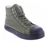 Chaussures de Sécurité Hautes - Kaki, Semelles Antidérapantes Noires - Fashion Security - Confort et Style - 39 - Taille 39