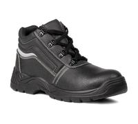 Coverguard Workwear Chaussures de sécurité hautes MASTER S1P SRC cuir grainé Barton noir 46