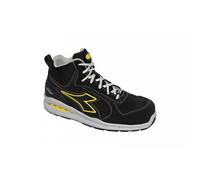 Diadora Utility Run Net AB Mid S3S, bottes de sécurité unisexes 35 EU Noir Noir