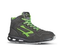 Chaussures de sécurité hautes U Power mod. Hummer S3 CI SRC ESD gris/vert