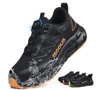 Chaussures de Sécurité Hommes Femmes S3S Imperméable Basket de Securite | Légère ESD Chaussures de Travail Antidérapante Basket de Travail Embout en Acier Respirant Confortable Antistatique 36-48 EU