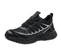 Chaussures de sécurité légères sans embout en acier - Chaussures de travail avec lacets - Chaussures d'extérieur respirantes à lacets - Légères et confortables - Chaussures basses pour la randonnée et